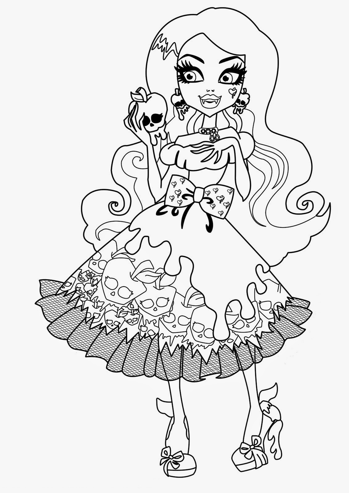 monster high coloring pages printable jpg