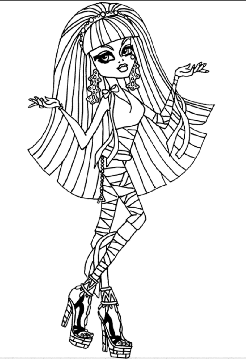 monster high coloring pages printable jpg