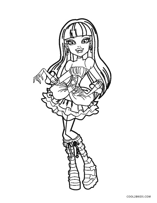 monster high coloring pages printable jpg