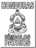 patriotic honduras flag coloring page printable jpg