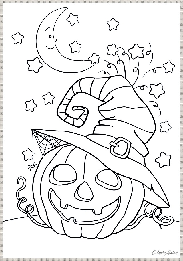 spooky witch coloring pages printable jpg