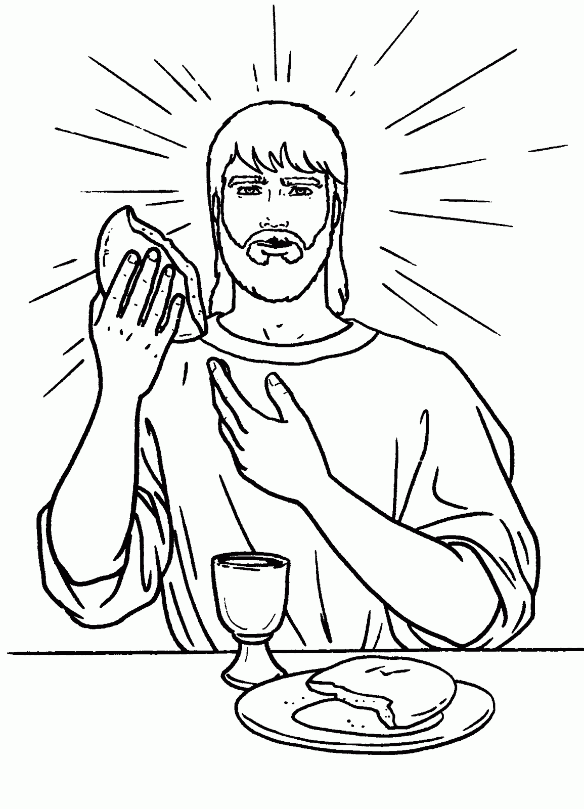 stunning last supper coloring pages printable jpg