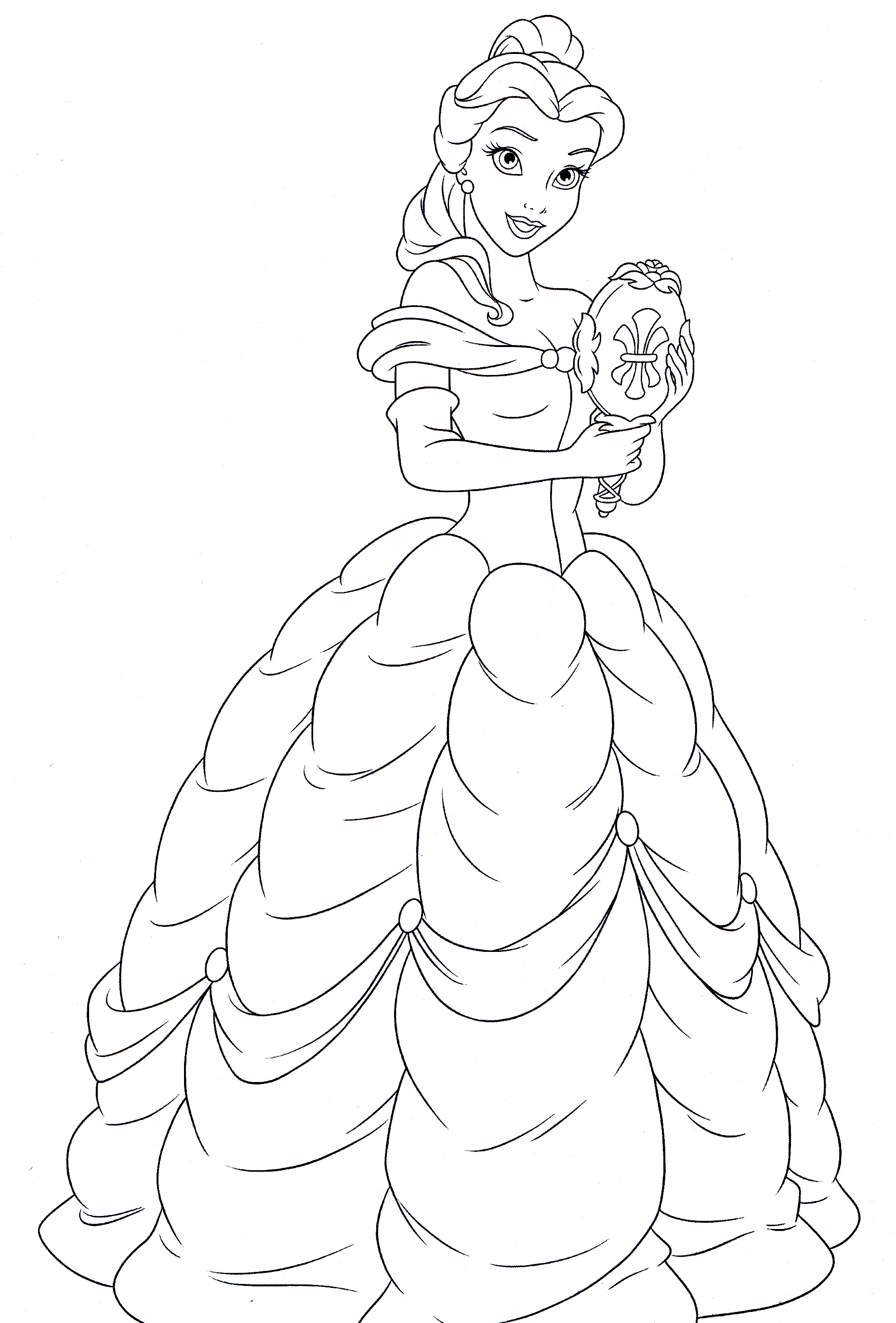 cute baddie disney princess coloring pages printable jpg