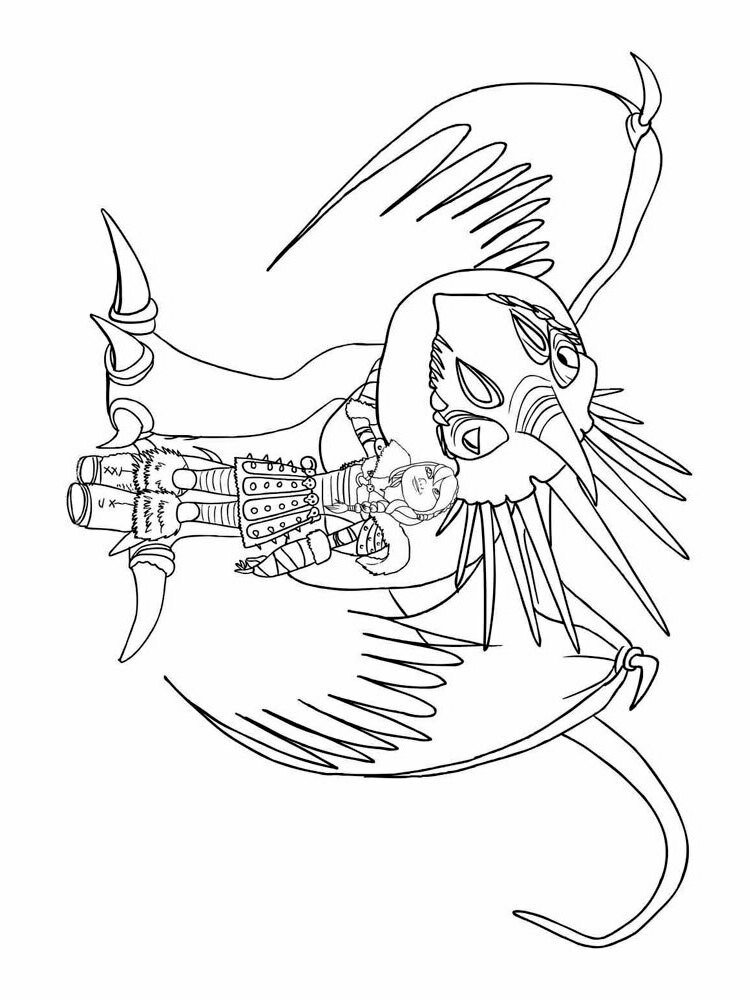 deadly nadder coloring pages printable jpg