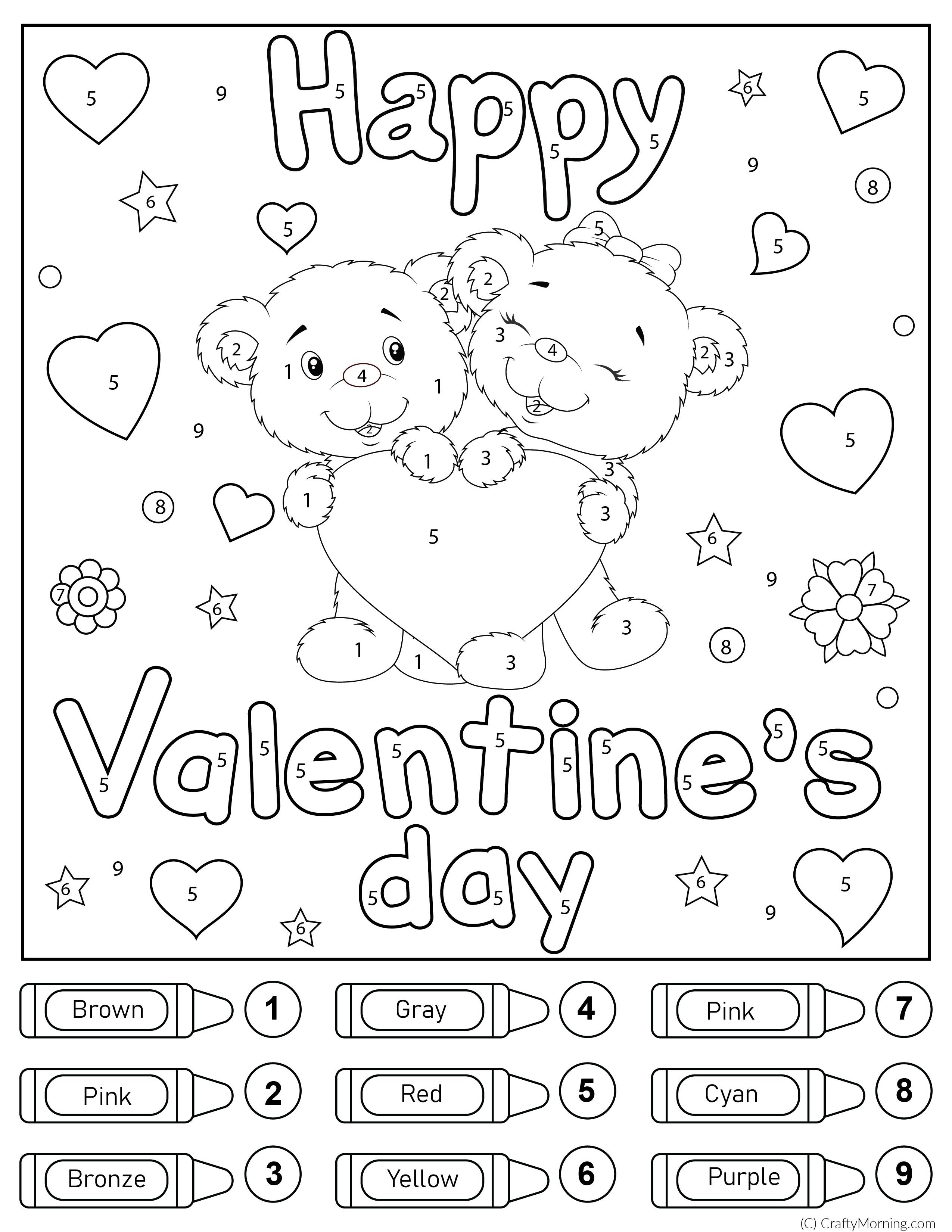 printable valentines day disney coloring pages jpg