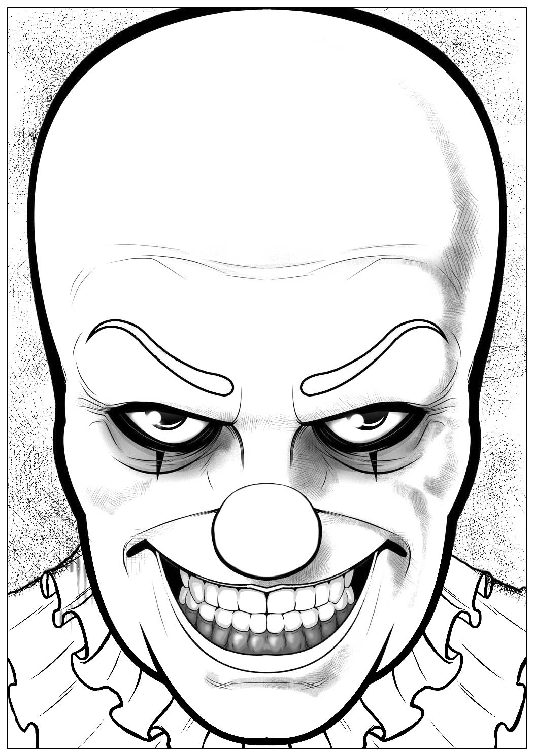 scary coloring pages printable jpg