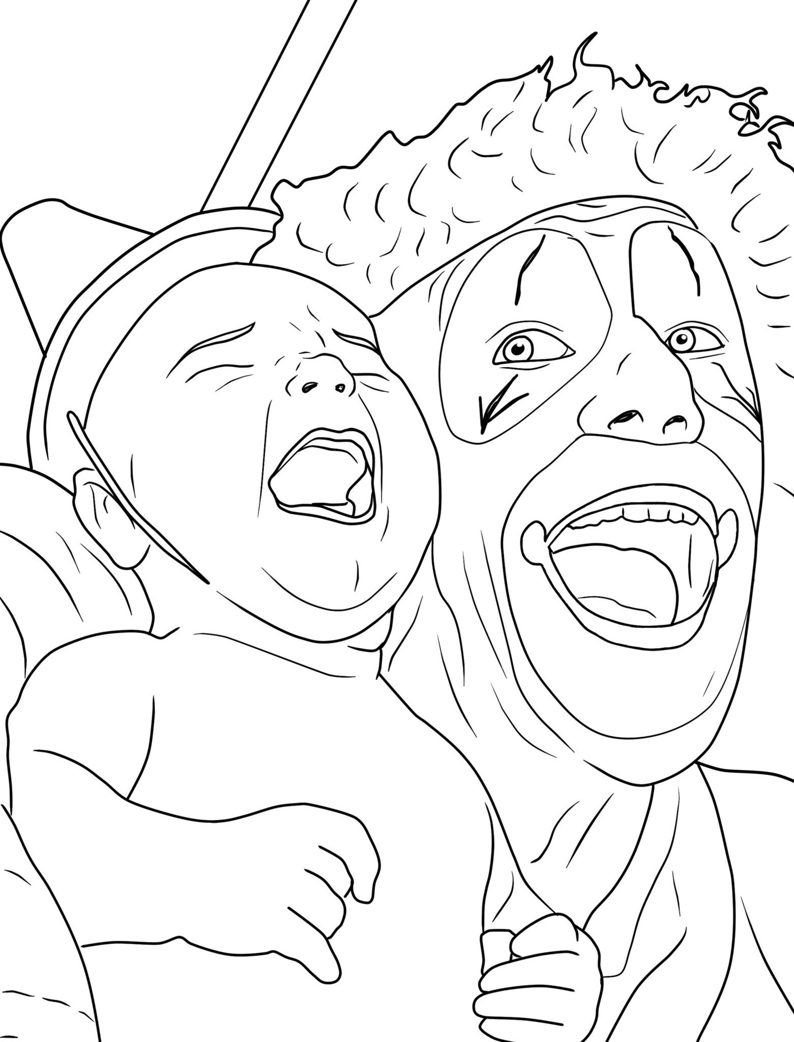 scary coloring pages printable jpg