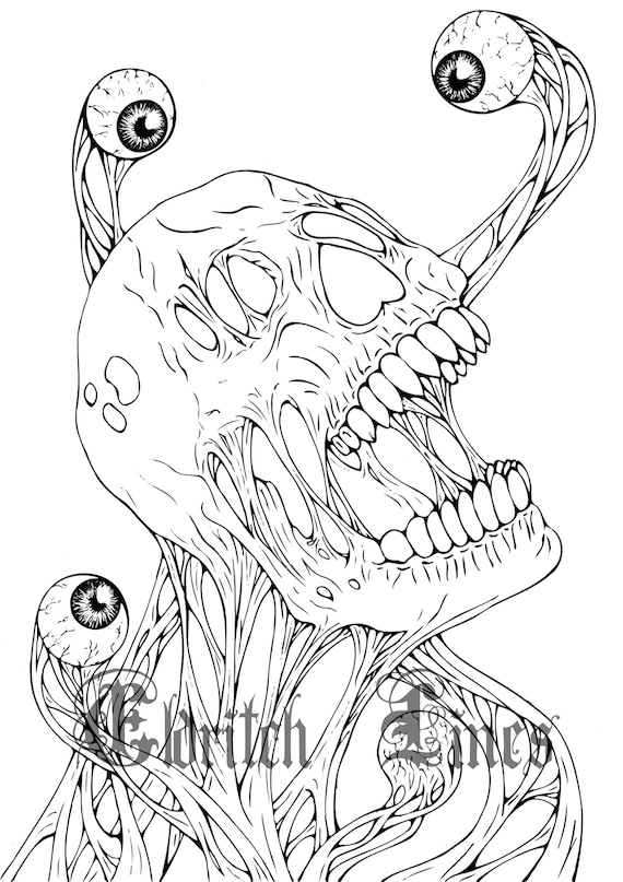 scary coloring pages printable jpg