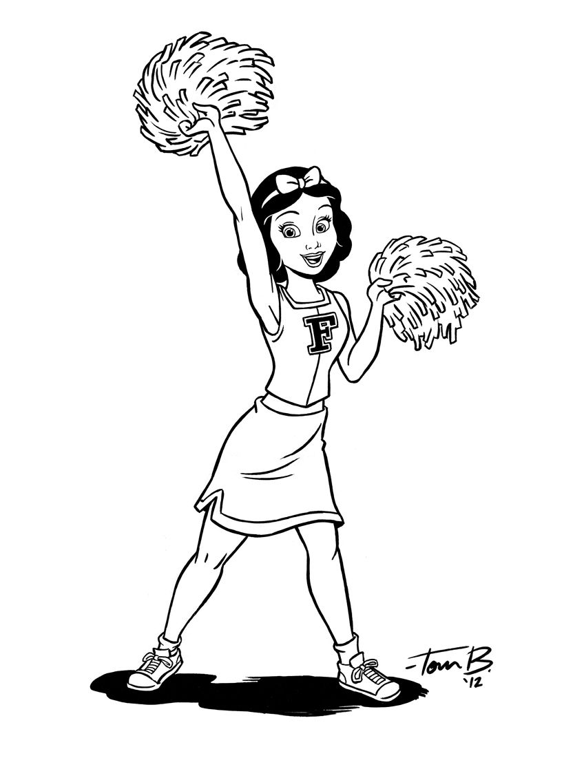 cheerful cheerleading coloring pages printable jpg