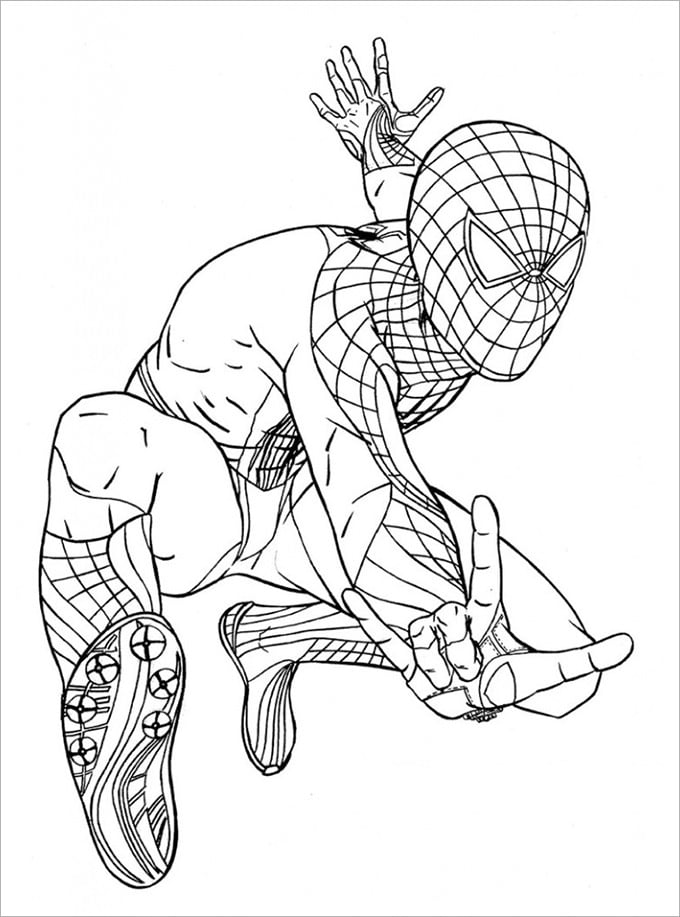 christmas spiderman coloring pages printable jpg