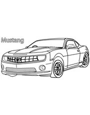 classic mustang coloring pages printable jpg