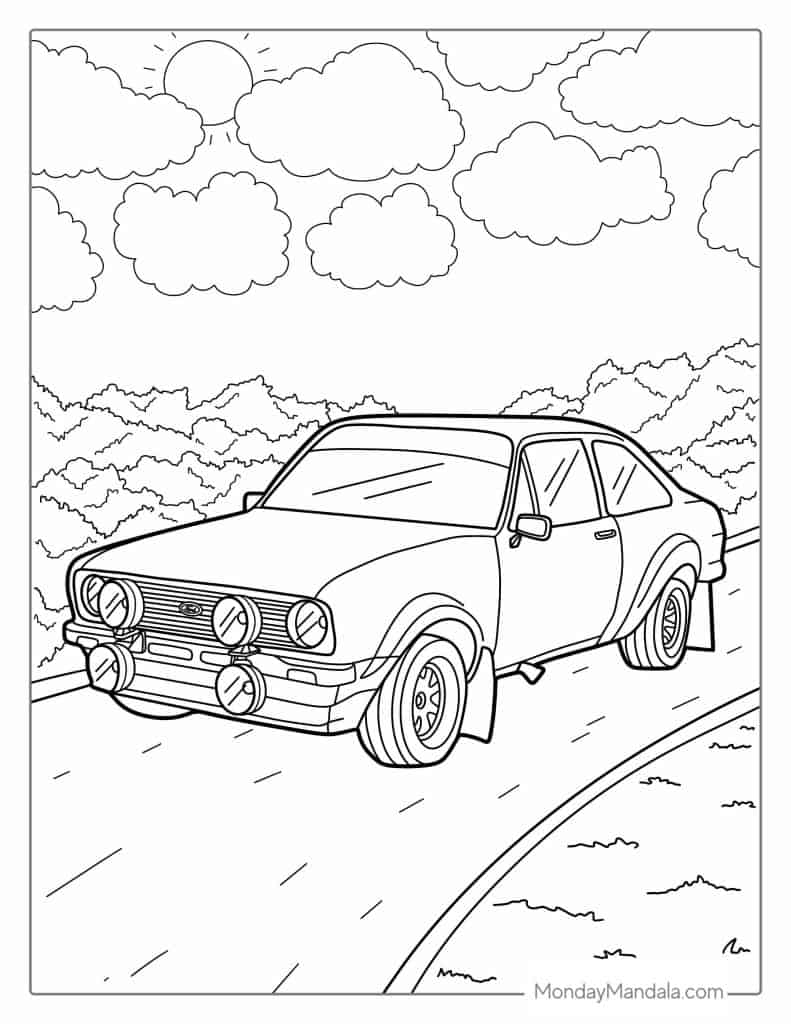 classic mustang coloring pages printable jpg