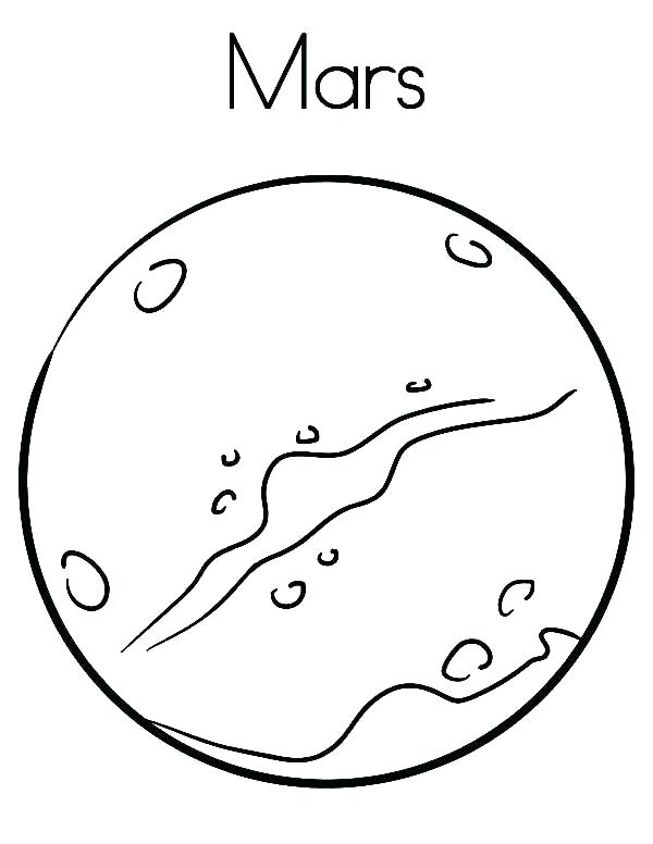 solar system planet mercury coloring page printable jpg