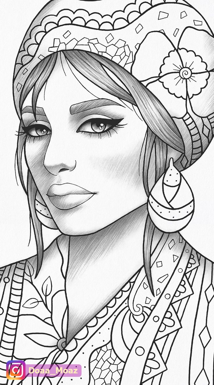 stylish girl baddie coloring pages printable jpg