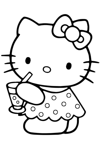 adorable hello kitty baddie coloring pages printable jpg