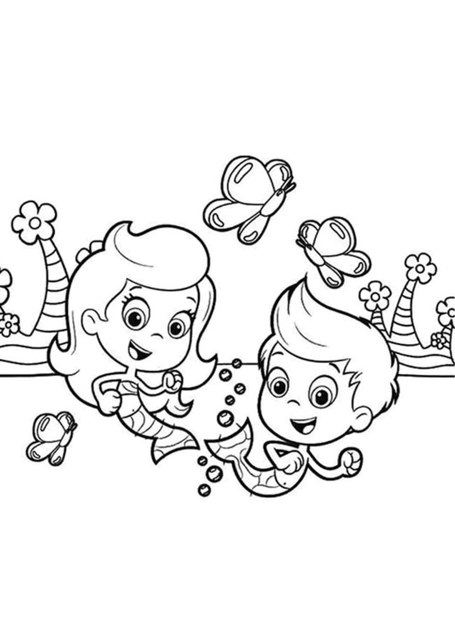 bubble guppies coloring pages printable jpg