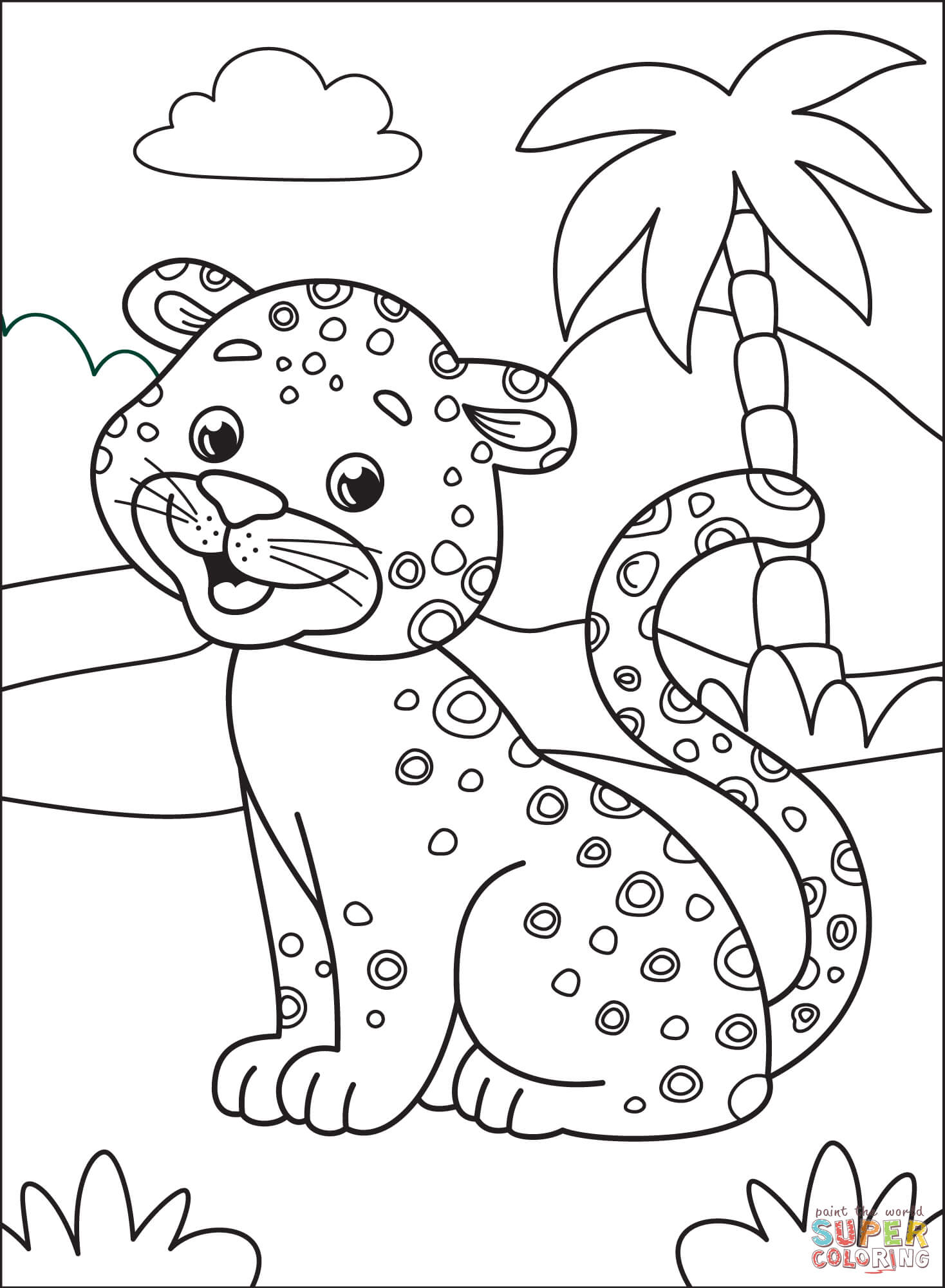 cheetah coloring pages printable jpg