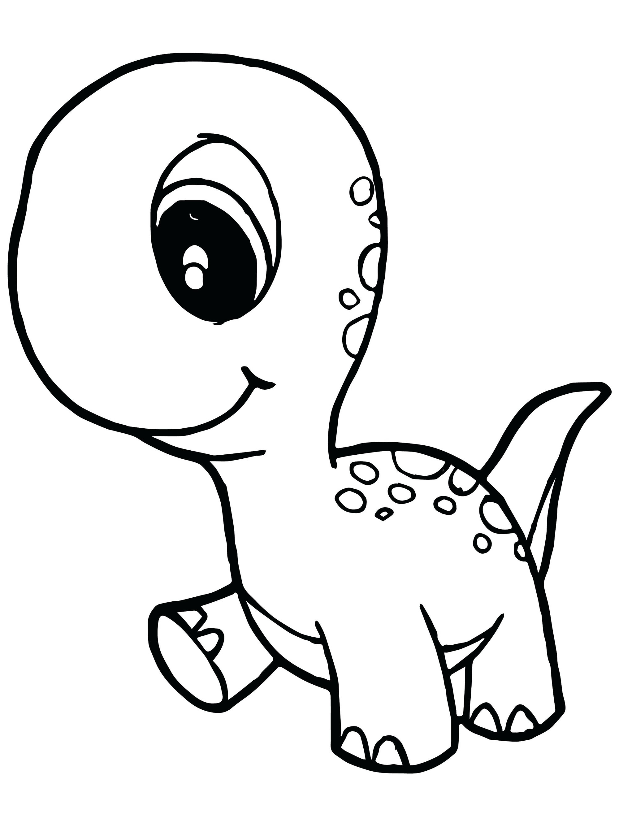 dinosaur clipart coloring pages printable jpg