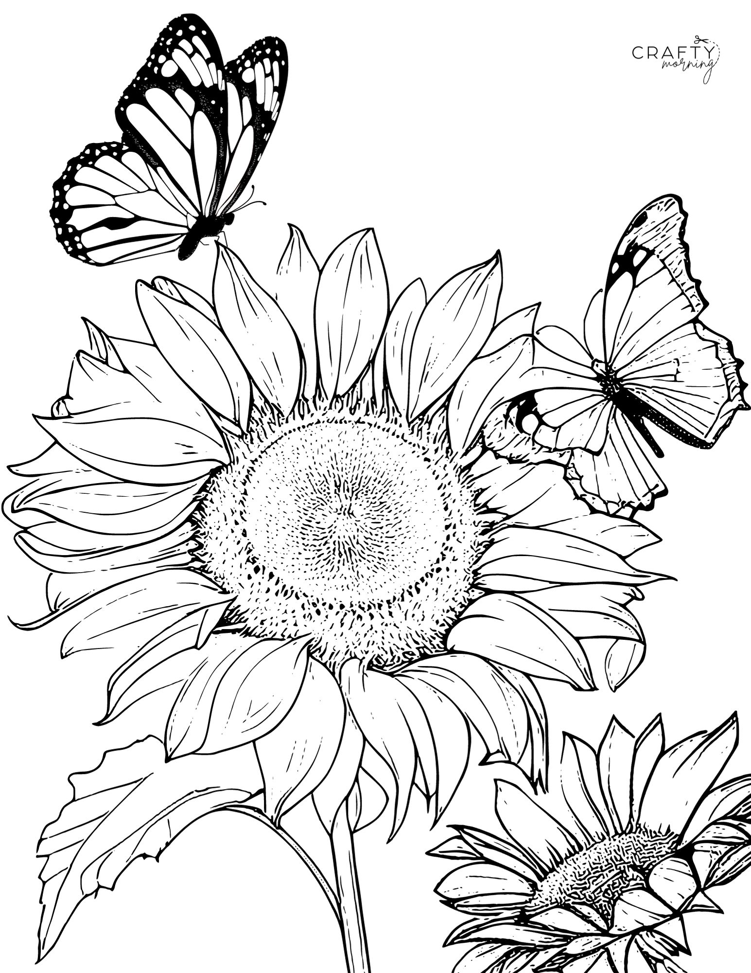 sunny sunflower coloring pages printable jpg