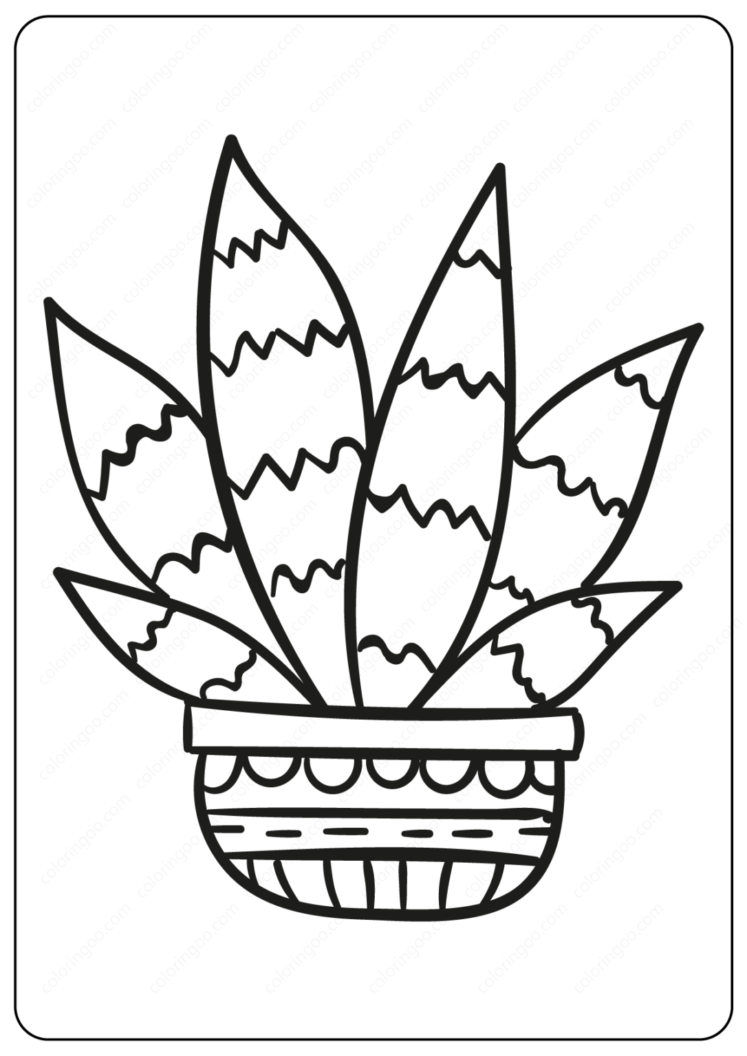 cute cactus coloring pages printable jpg