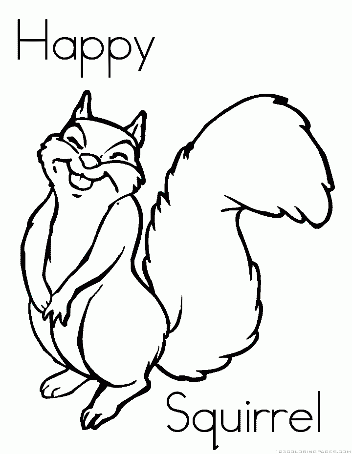 cute squirrels coloring pages printable jpg