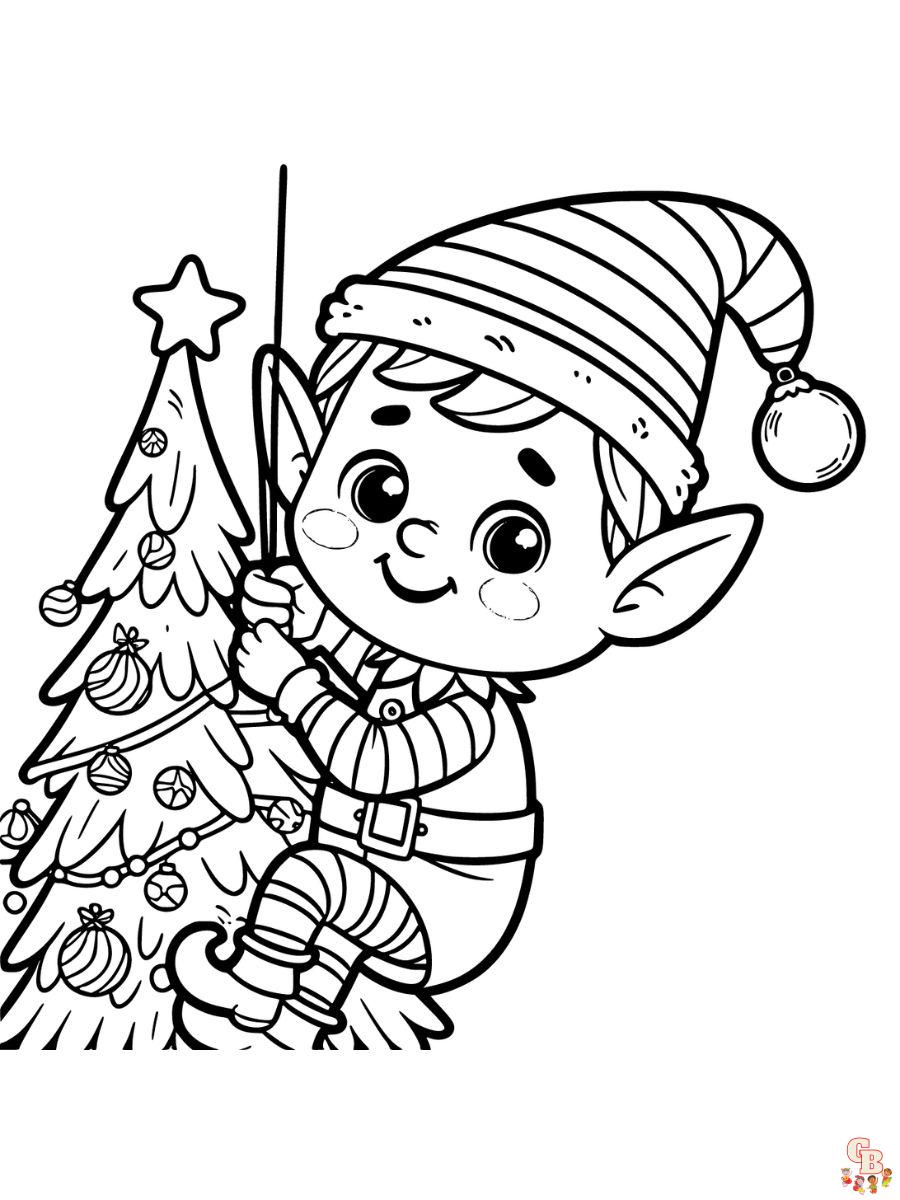 elf on the shelf coloring pages printable jpg