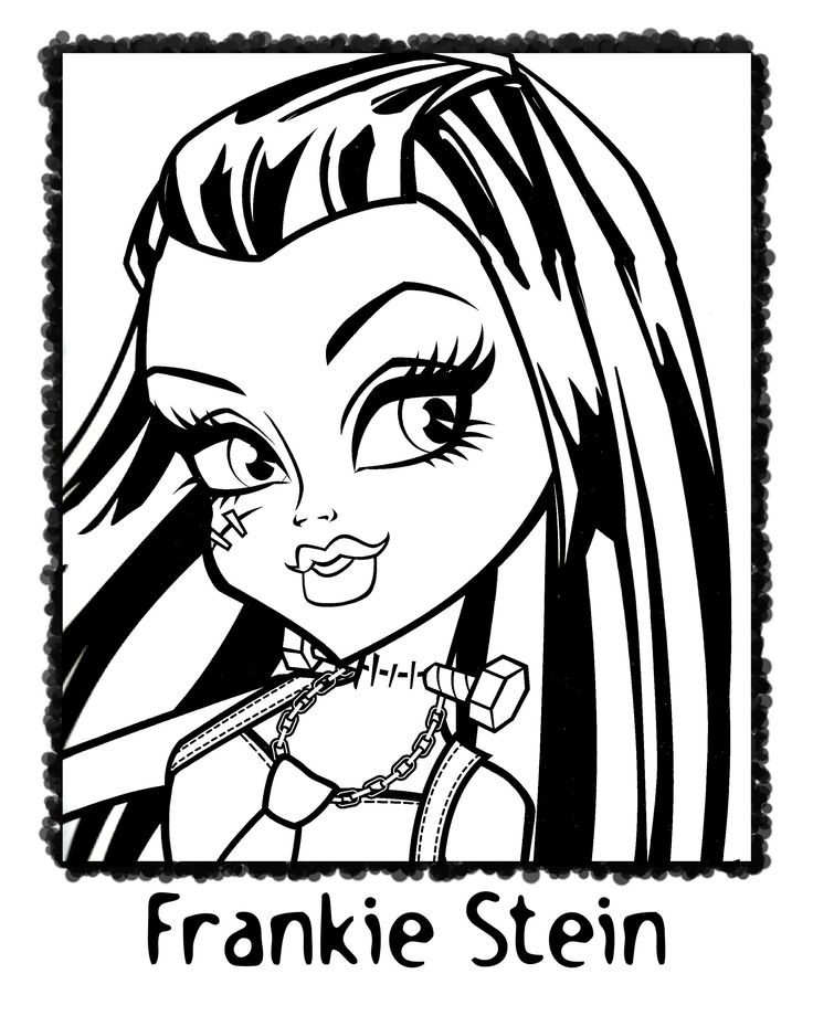 fun frankie stein coloring pages monster high printable jpg