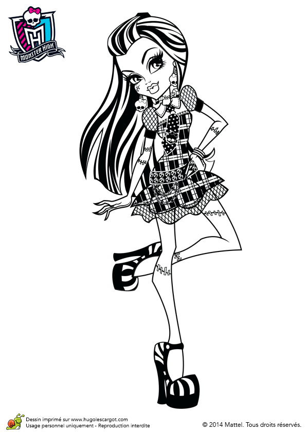 fun frankie stein coloring pages monster high printable jpg