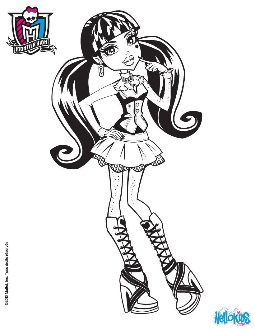 fun frankie stein coloring pages monster high printable jpg