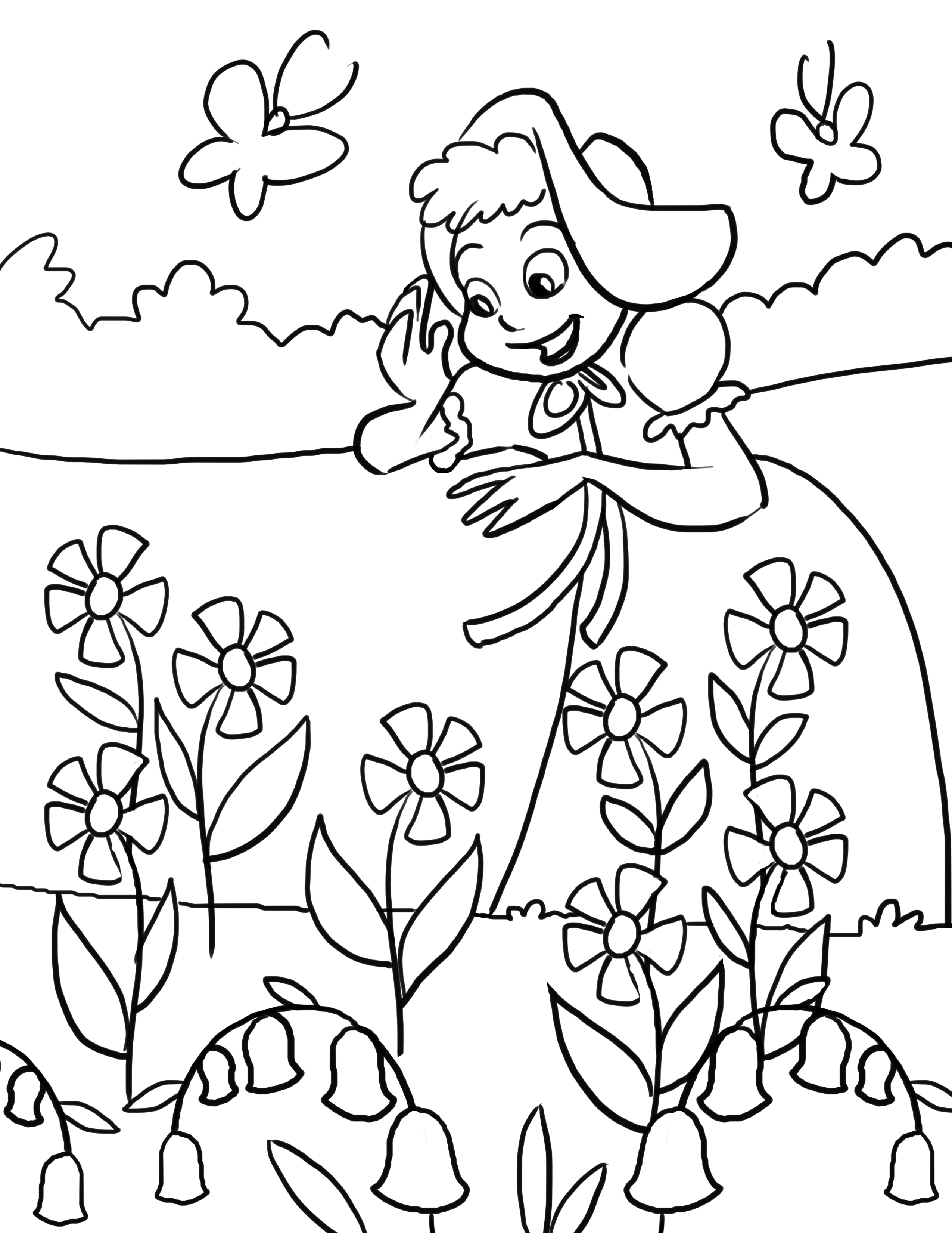 free printable nursery rhyme coloring pages jpg