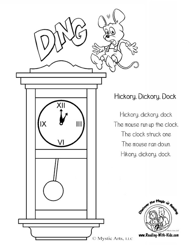 free printable nursery rhyme coloring pages jpg