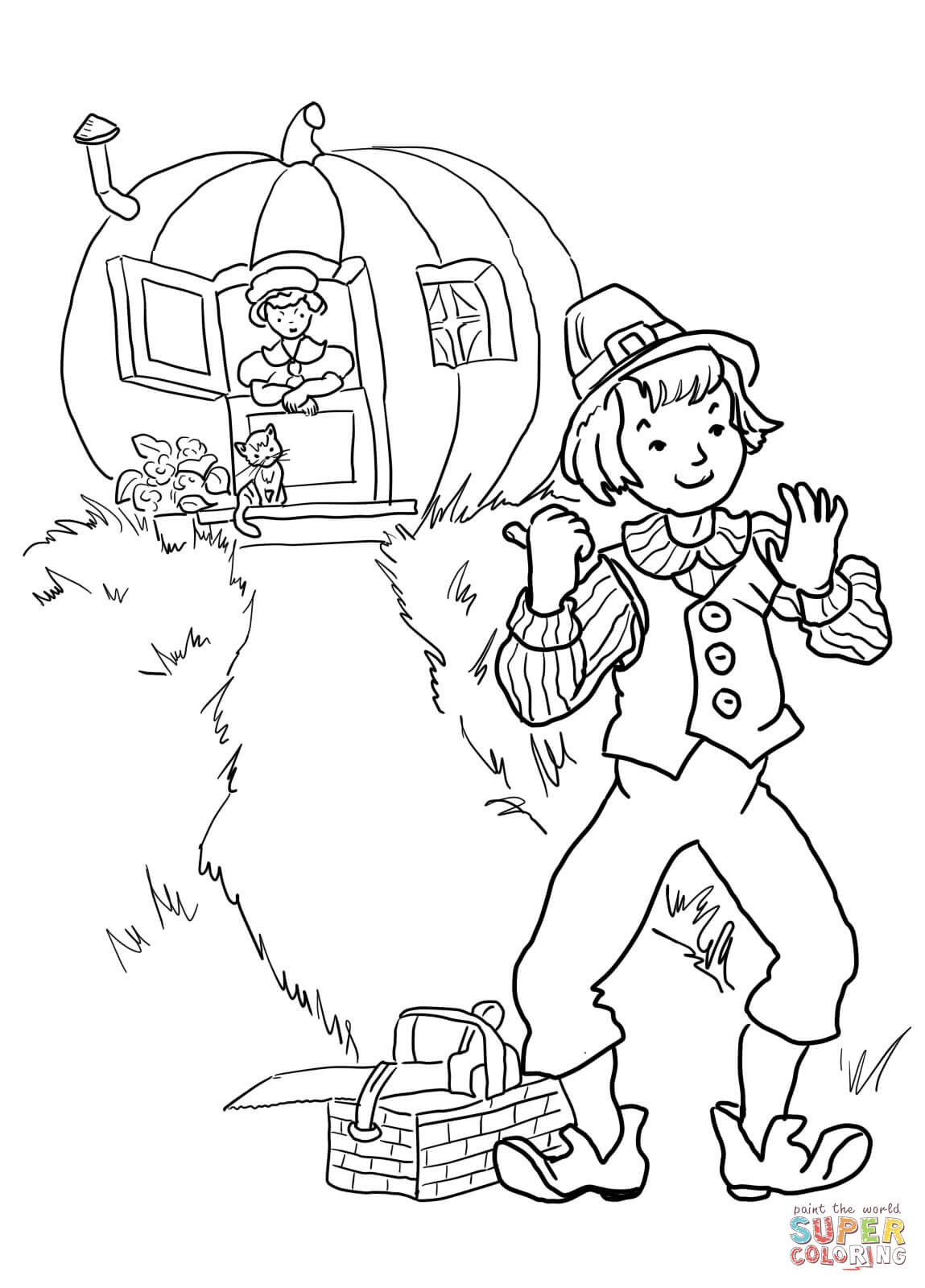 free printable nursery rhyme coloring pages jpg