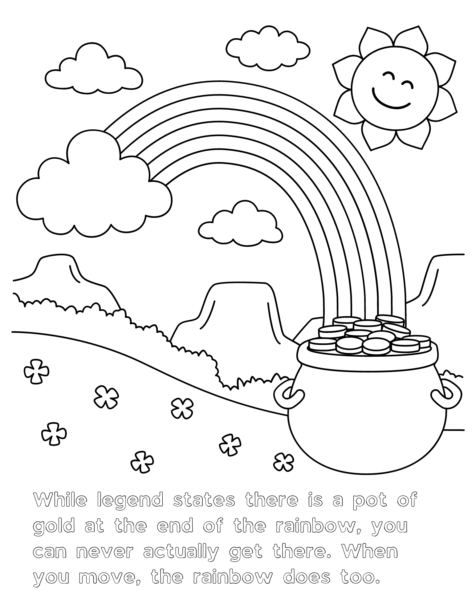 vibrant rainbow coloring pages printable jpg