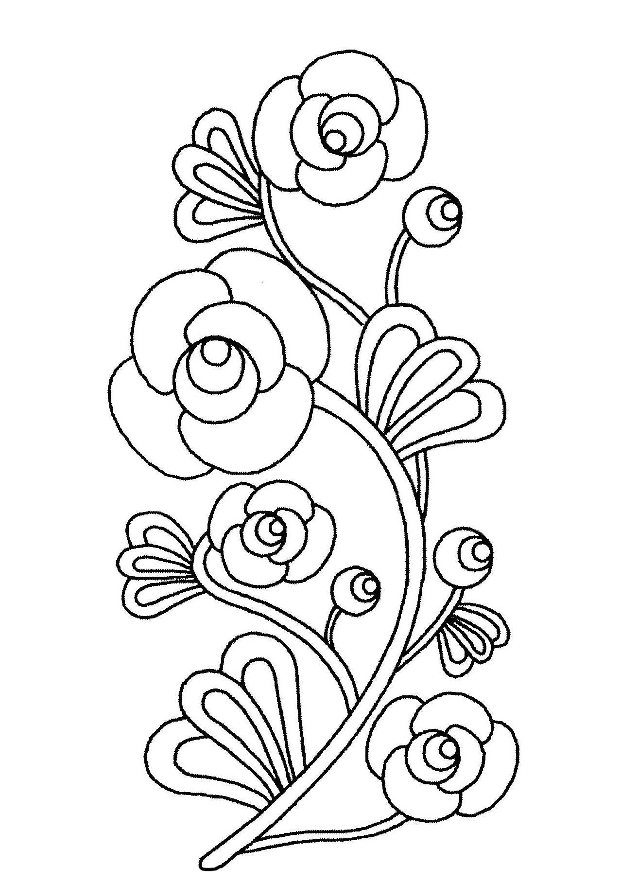 beautiful flower and rainbow coloring pages printable jpg