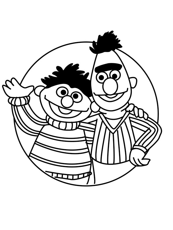 bert and ernie coloring pages printable jpg