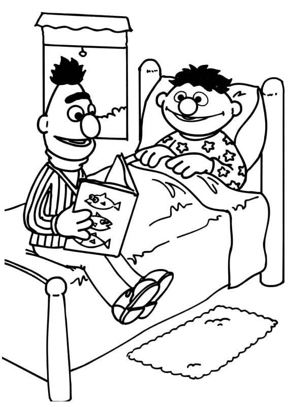 bert and ernie coloring pages printable jpg