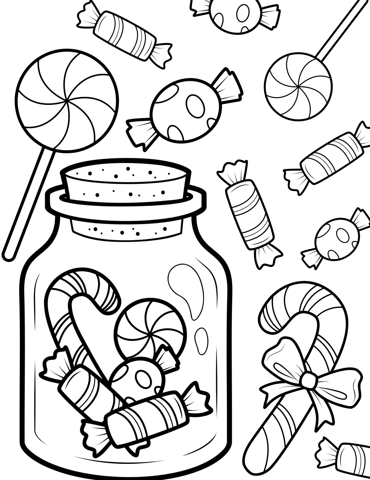 candy coloring pages printable jpg