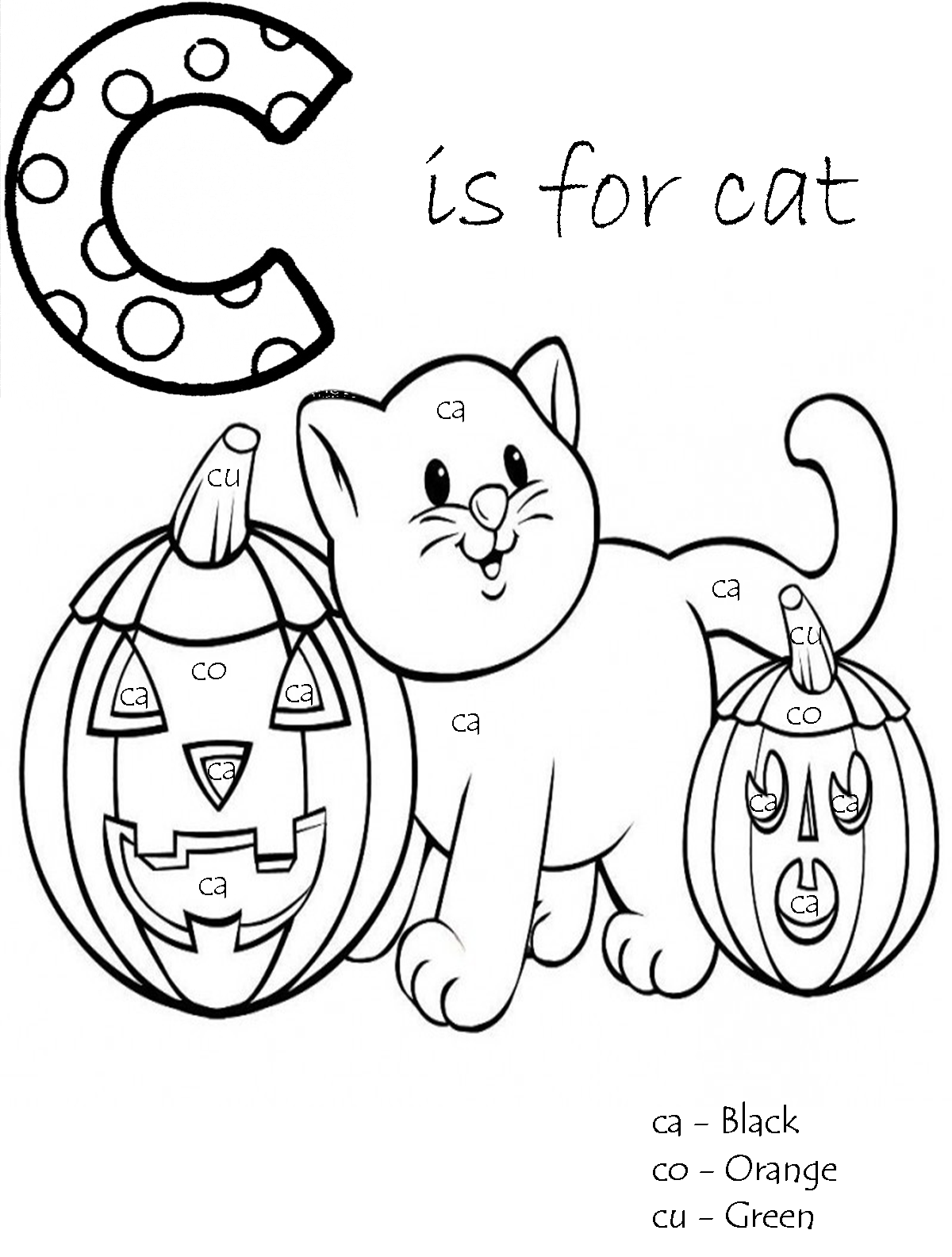 cute animal halloween coloring pages printable jpg