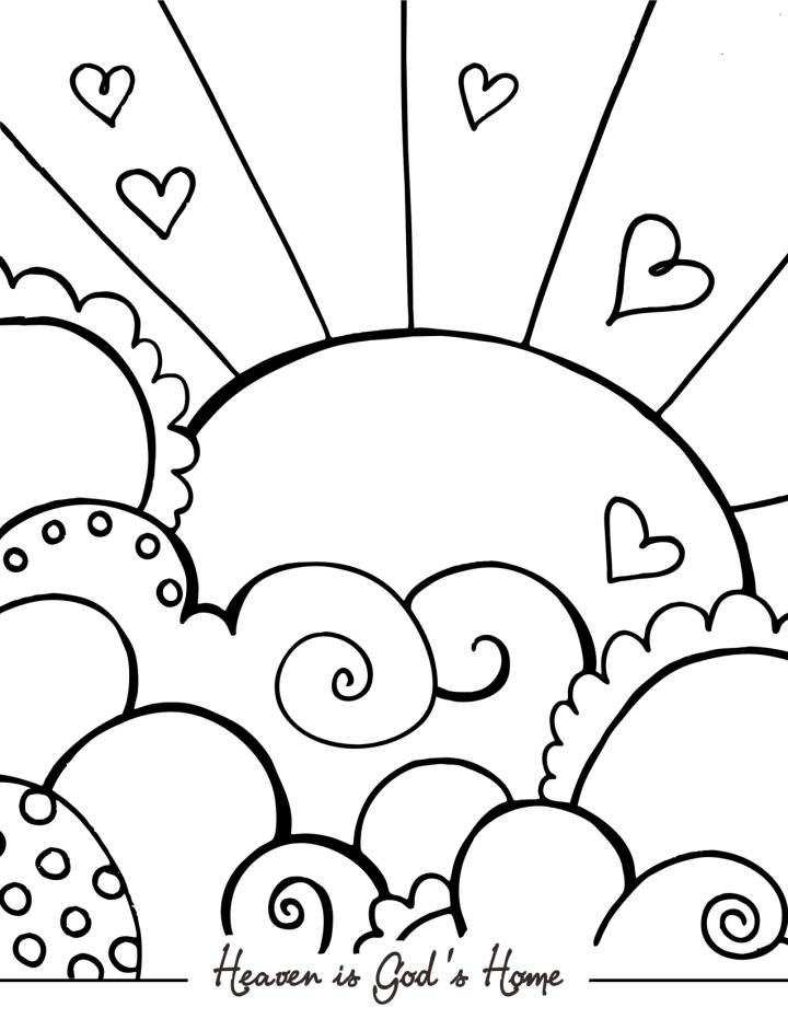 cute black and white coloring pages printable jpg