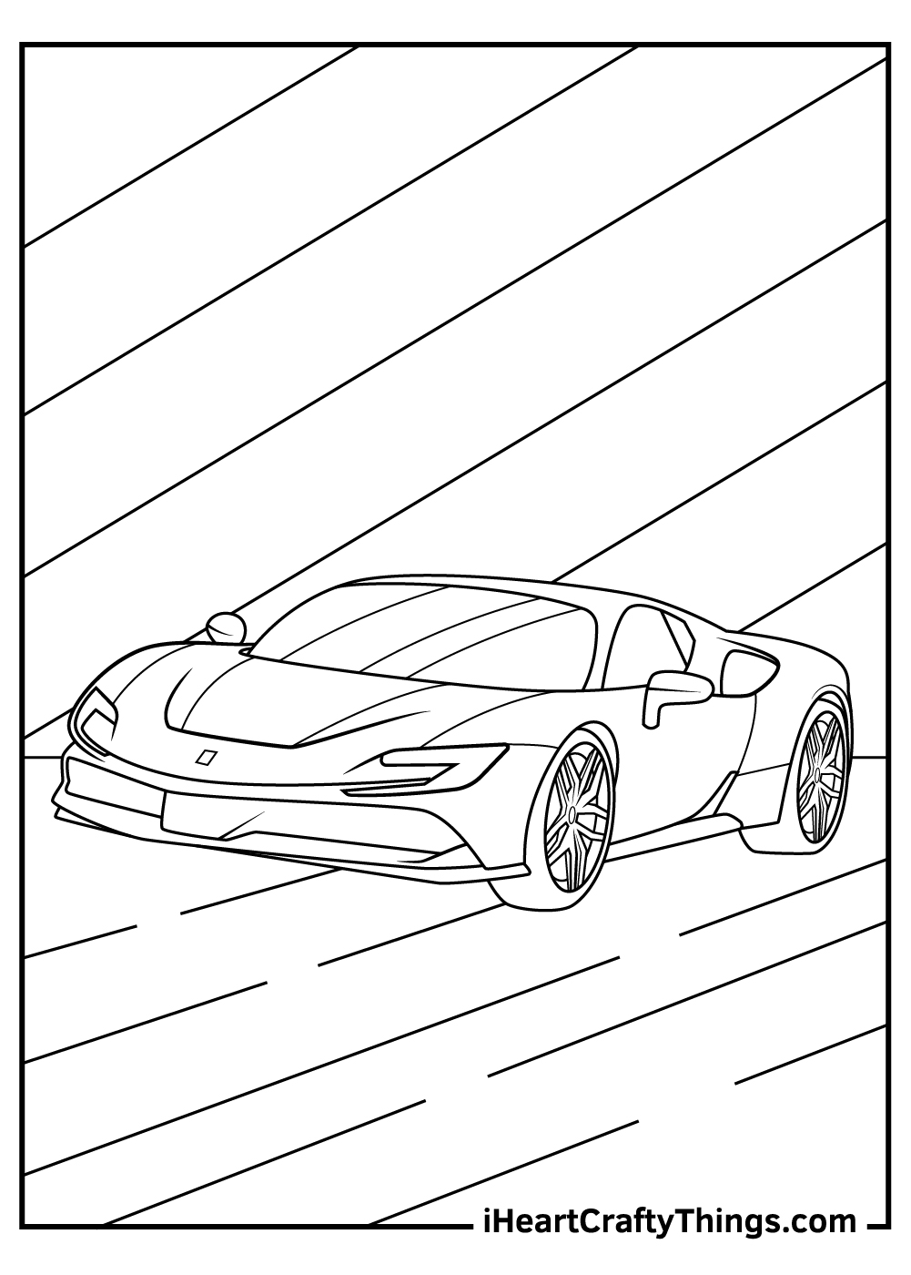 fast supercars coloring pages printable jpg