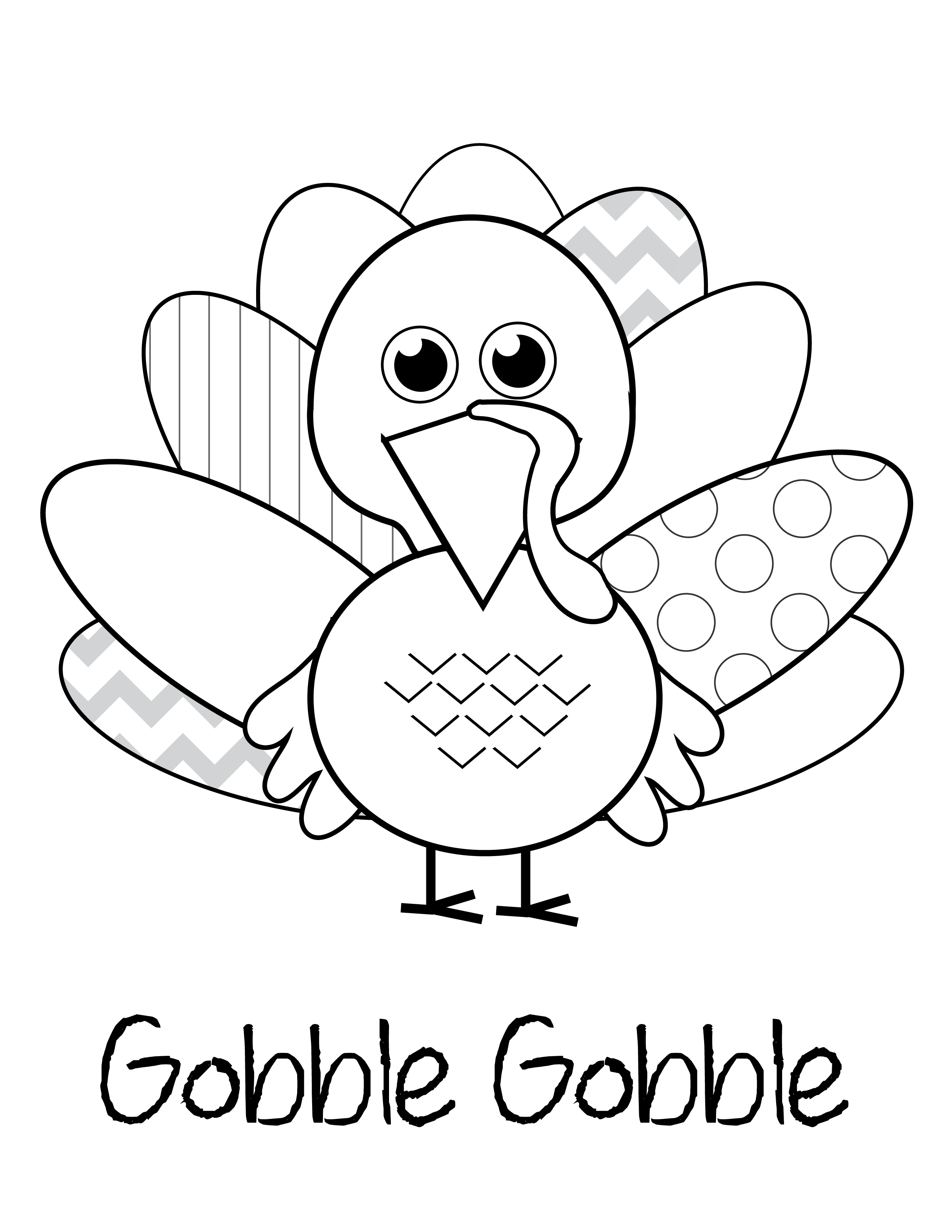 fun turkey coloring pages printable jpg