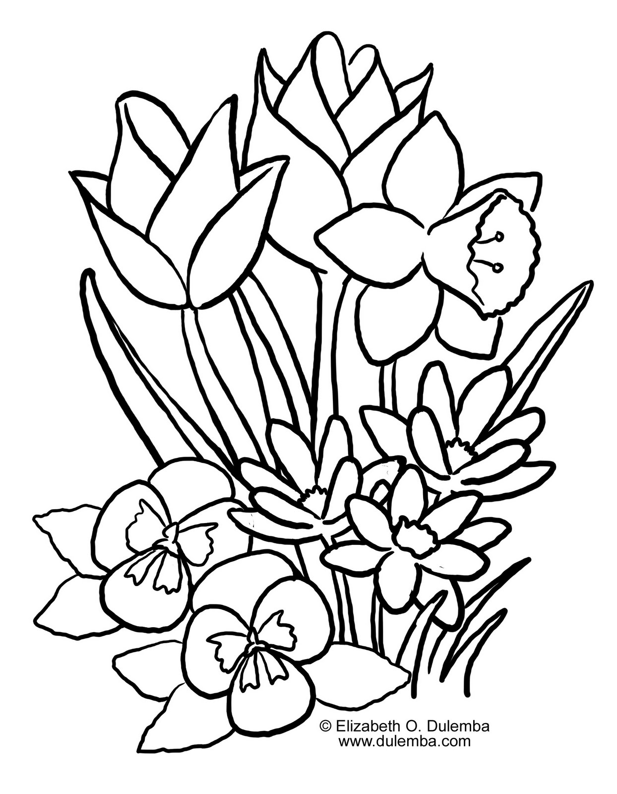 vibrant spring coloring pages printable jpg