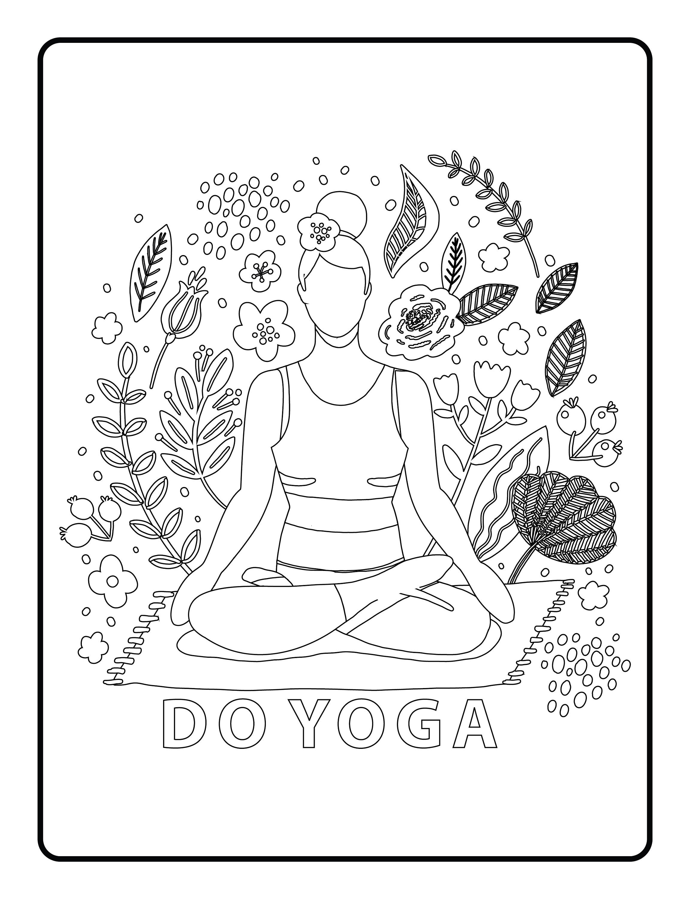 yoga coloring pages printable jpg