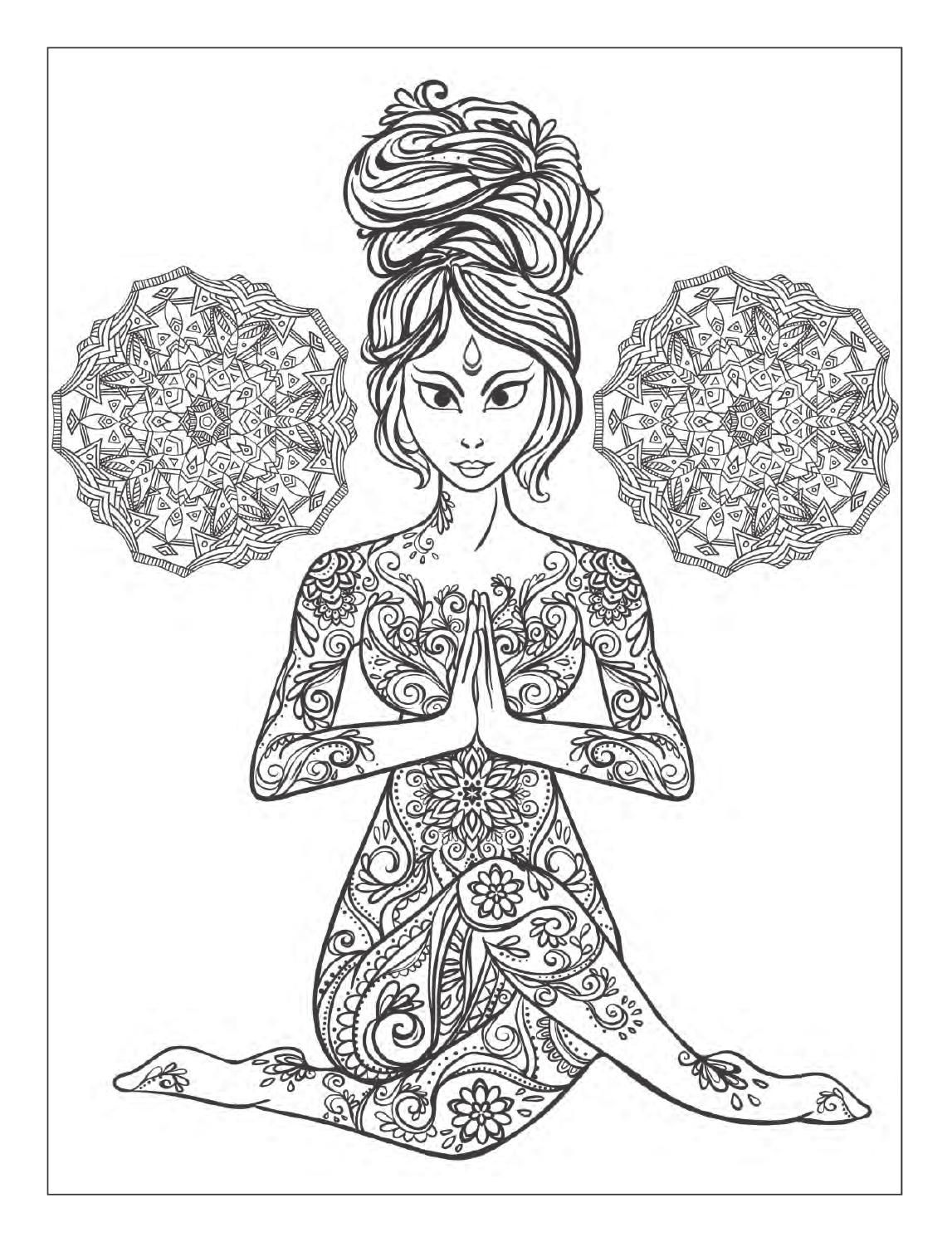 yoga coloring pages printable jpg