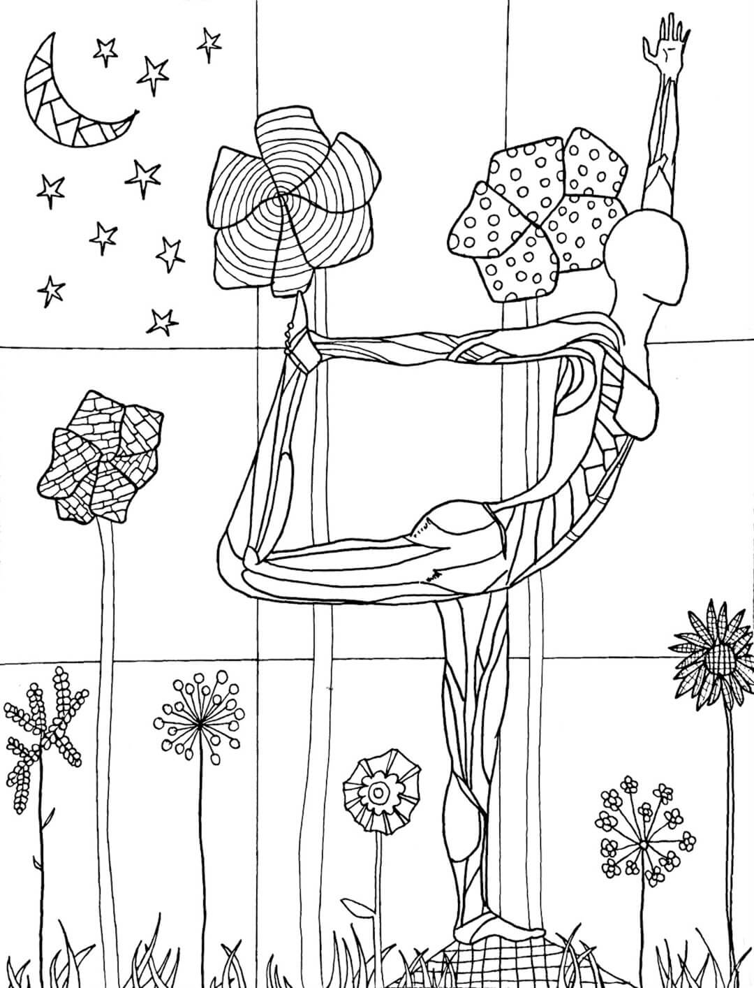 yoga coloring pages printable jpg