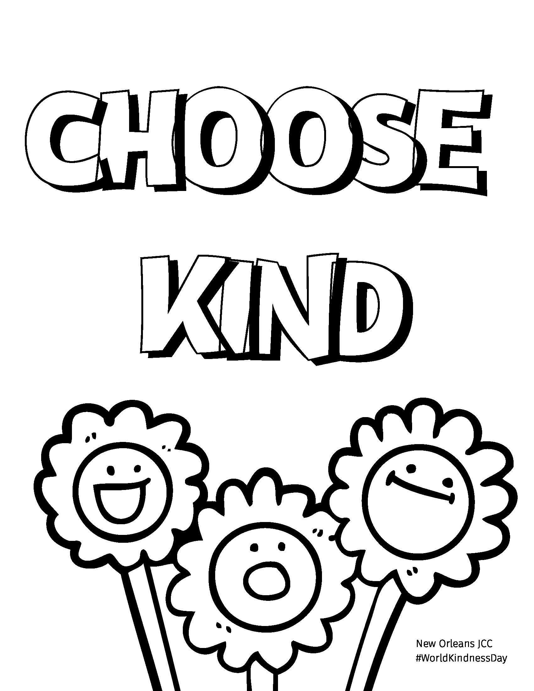 free kindness coloring pages printable jpg