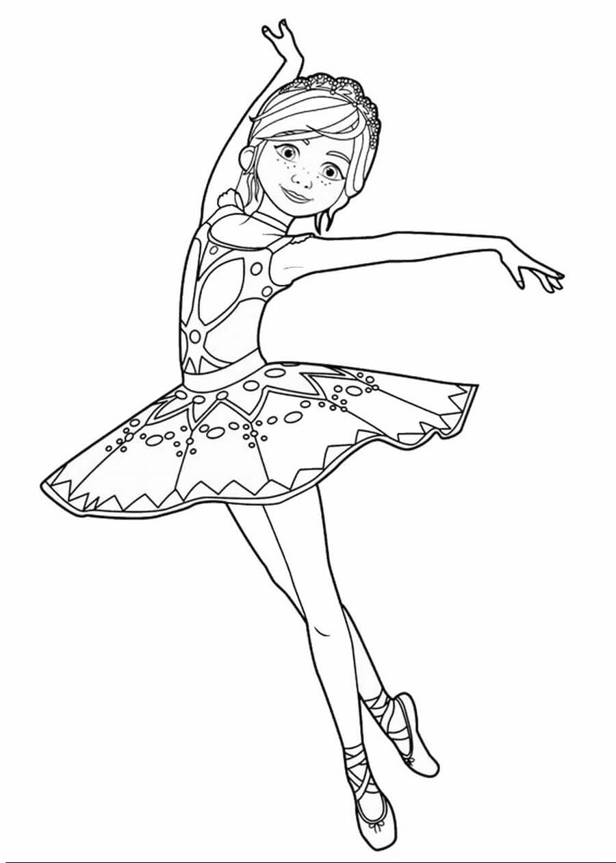 graceful hello kitty ballerina coloring pages printable jpg