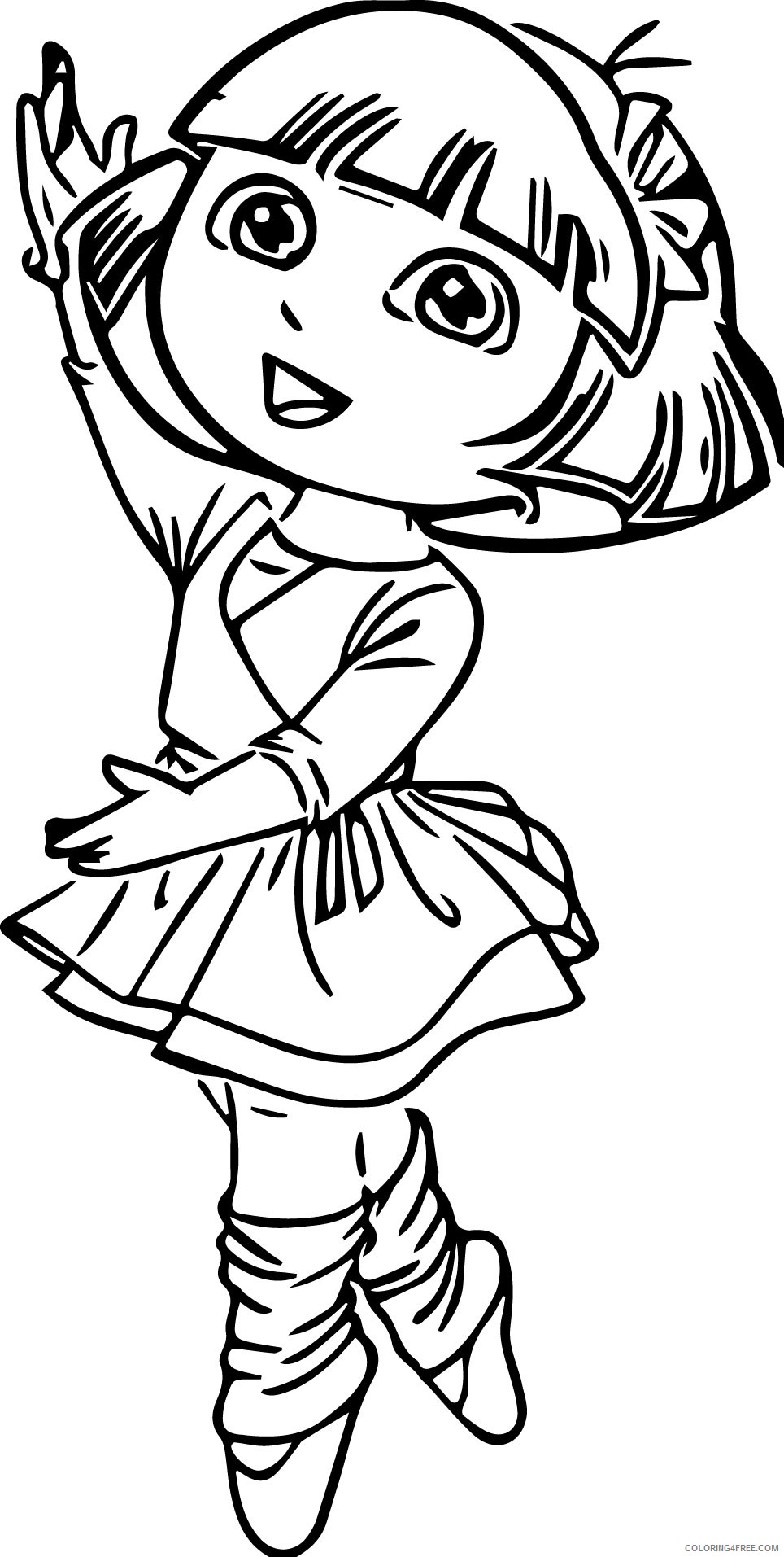 graceful hello kitty ballerina coloring pages printable jpg