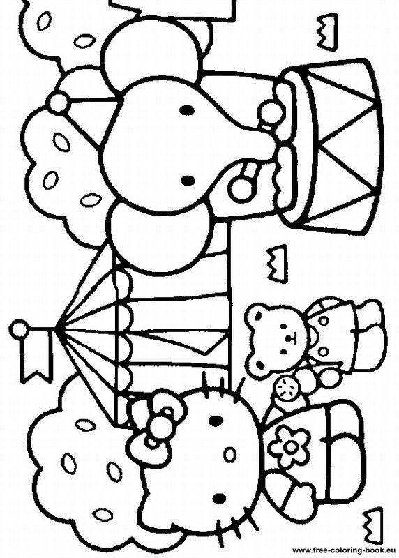 graceful hello kitty ballerina coloring pages printable jpg