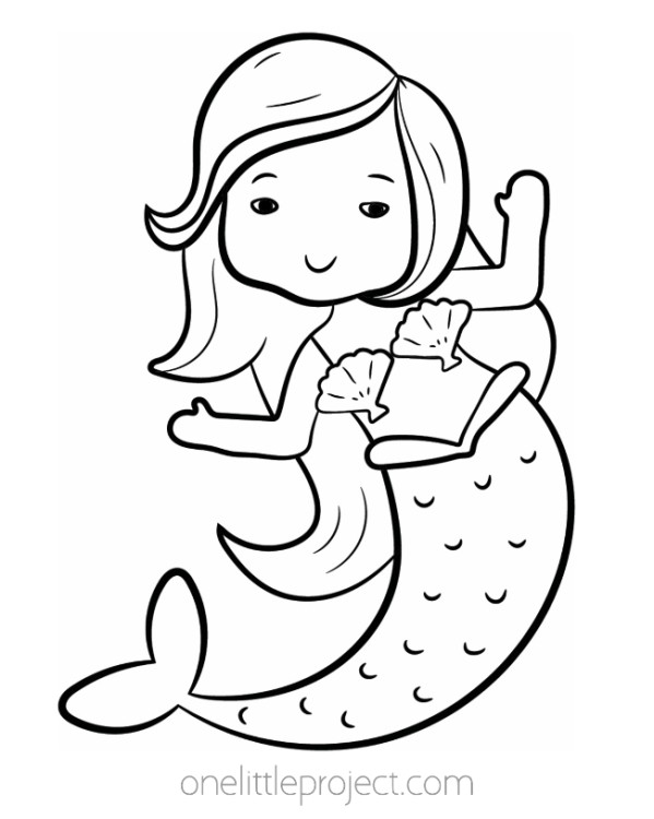 realistic mermaid coloring pages printable jpg